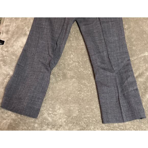 Lafayette 148 Dress Pants Herringbone Black White Wool Blend Stretch Women’s 8 - Picture 8 of 8